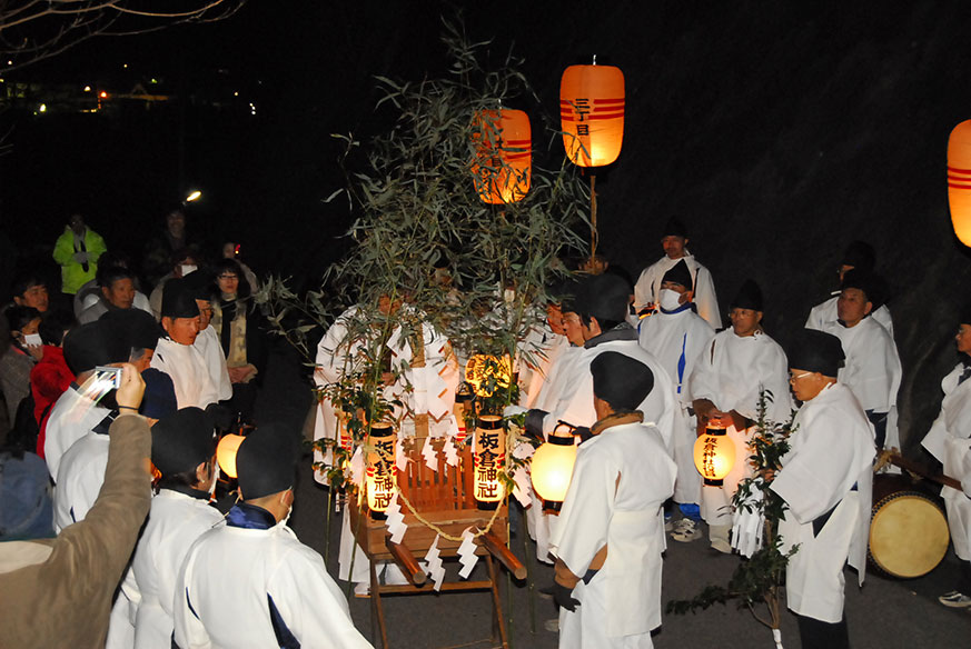 板倉神社の神迎祭（おかえり） 